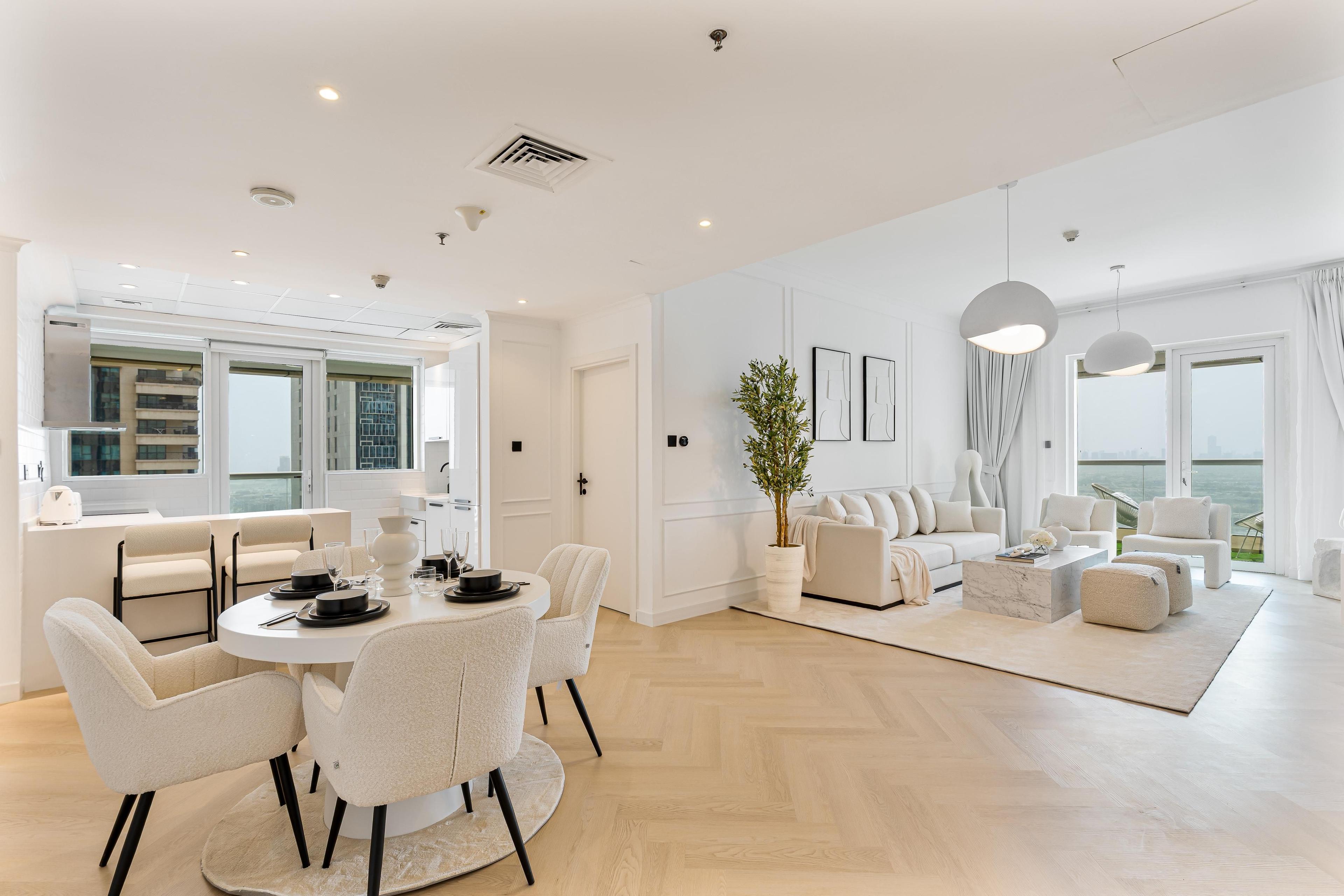 Sulafa Tower - elegant interior & gulf view
