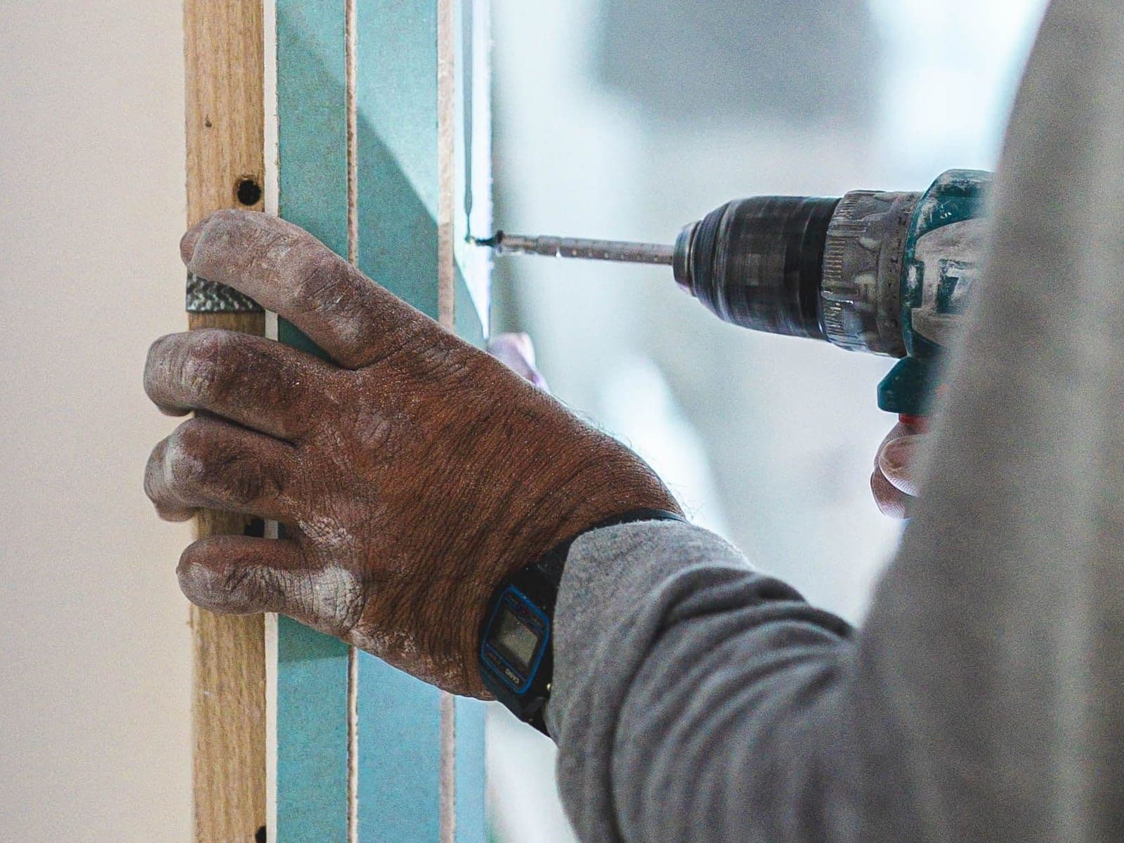 Two Continents Interiors team at work on site
