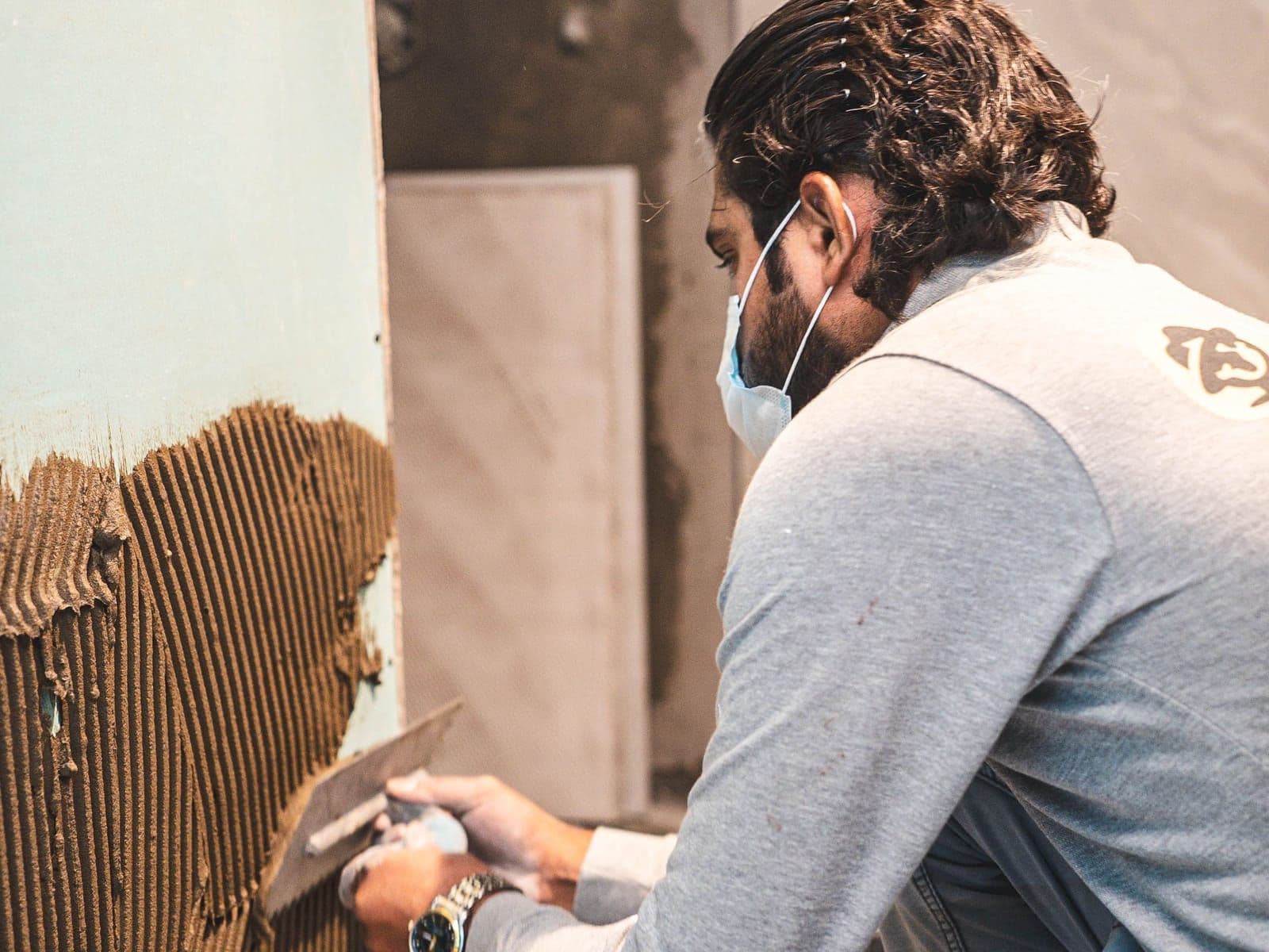 Two Continents Interiors team at work on site