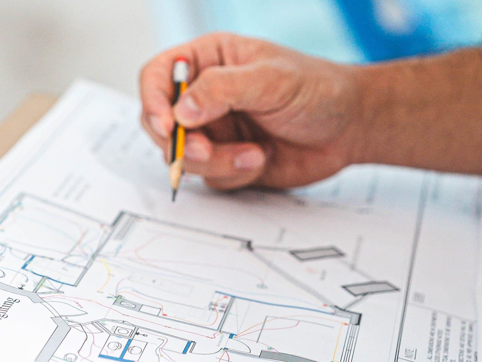 Two Continents Interiors team at work on site