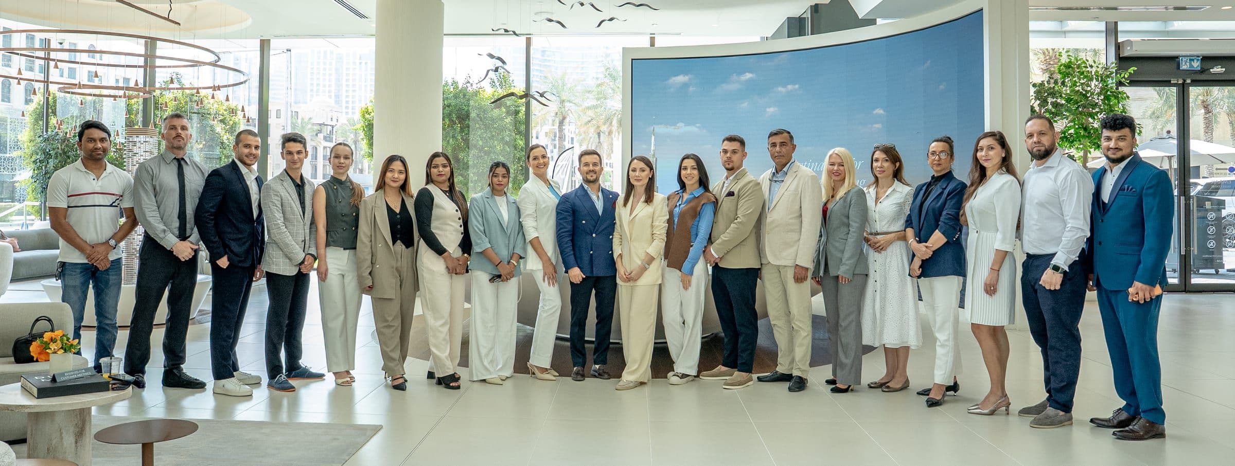 The Two Continents team at the office