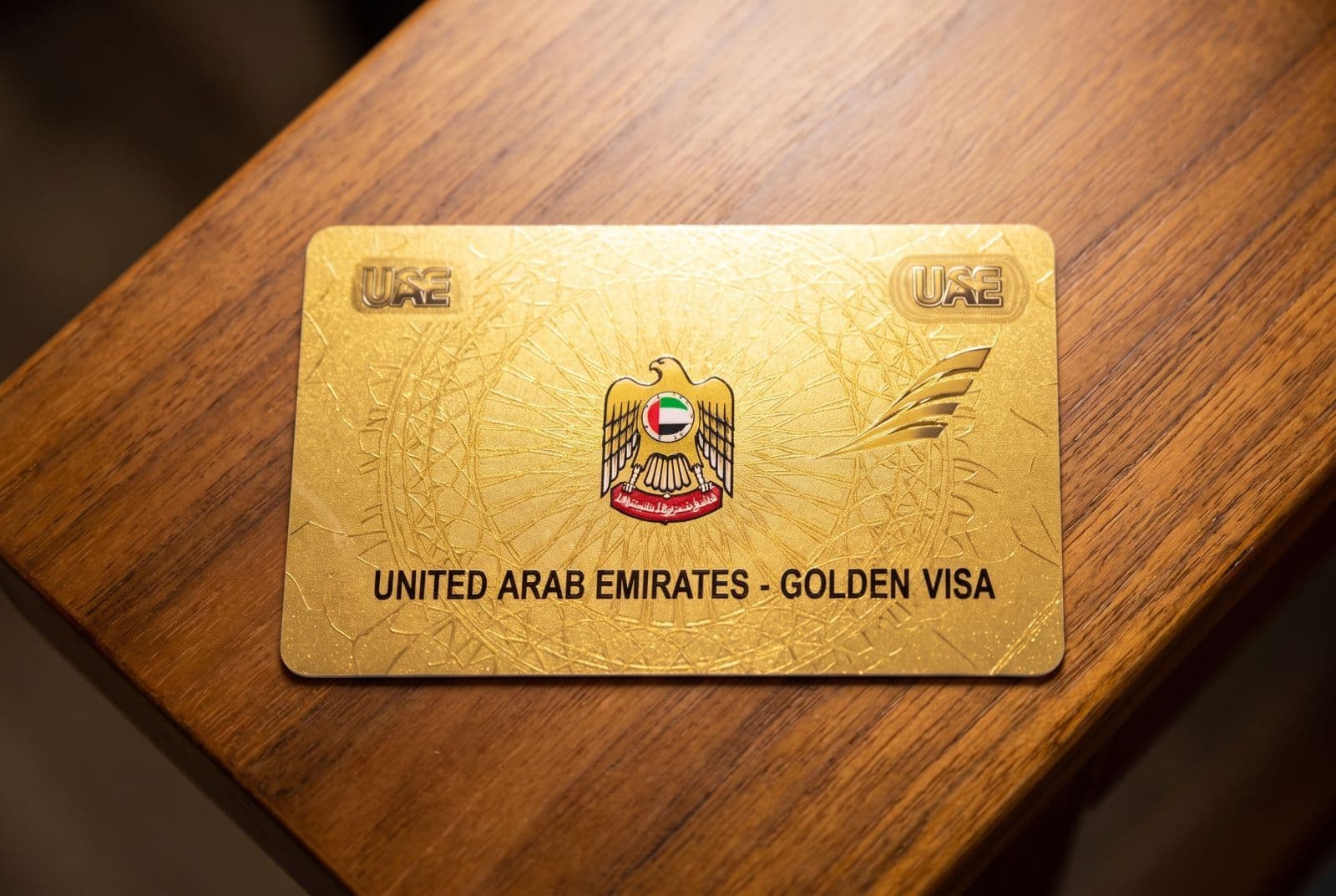 UAE Golden Visa card